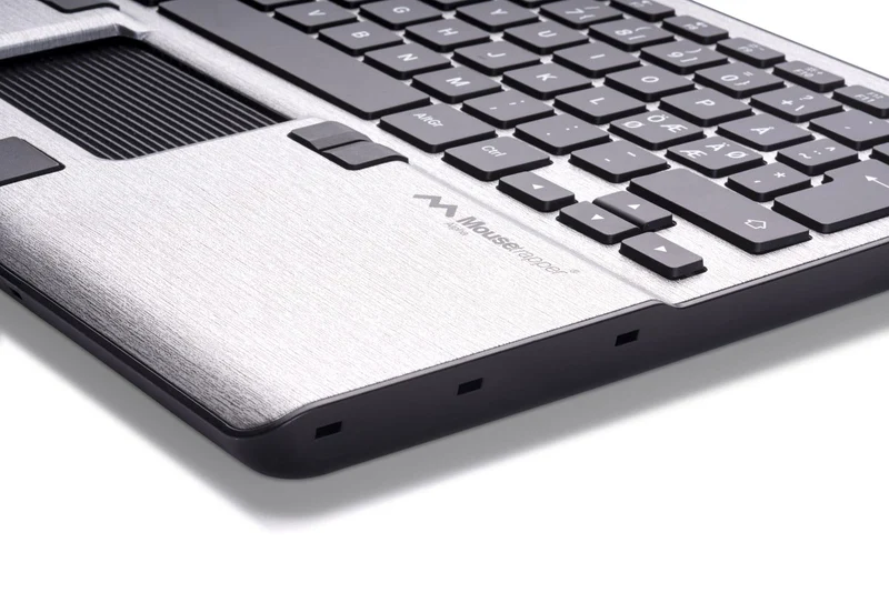 Clavier compact ergonomique avec pavé tactile Mousetrapper Alpha