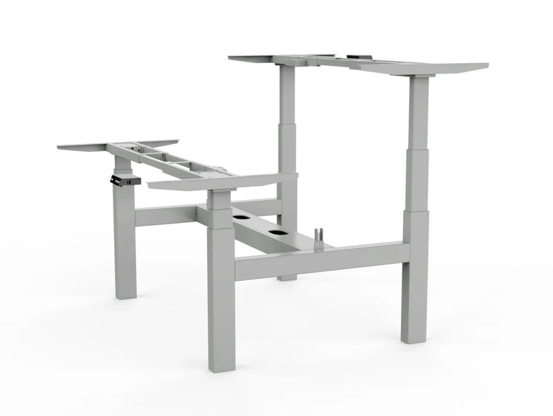 Piètement assis debout motorisé DuoDesk : un bureau collaboratif ergonomique