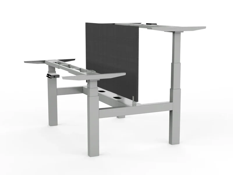 Piètement assis debout motorisé DuoDesk : un bureau collaboratif ergonomique