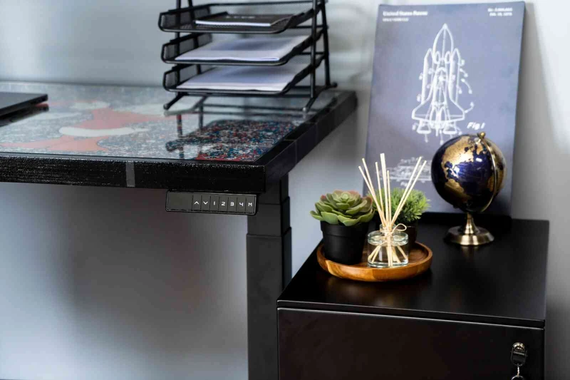 Plateau tableau peint sur-mesure