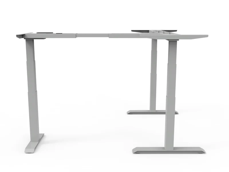 Piètement assis debout motorisé CornerDesk : un bureau d'angle à votre hauteur