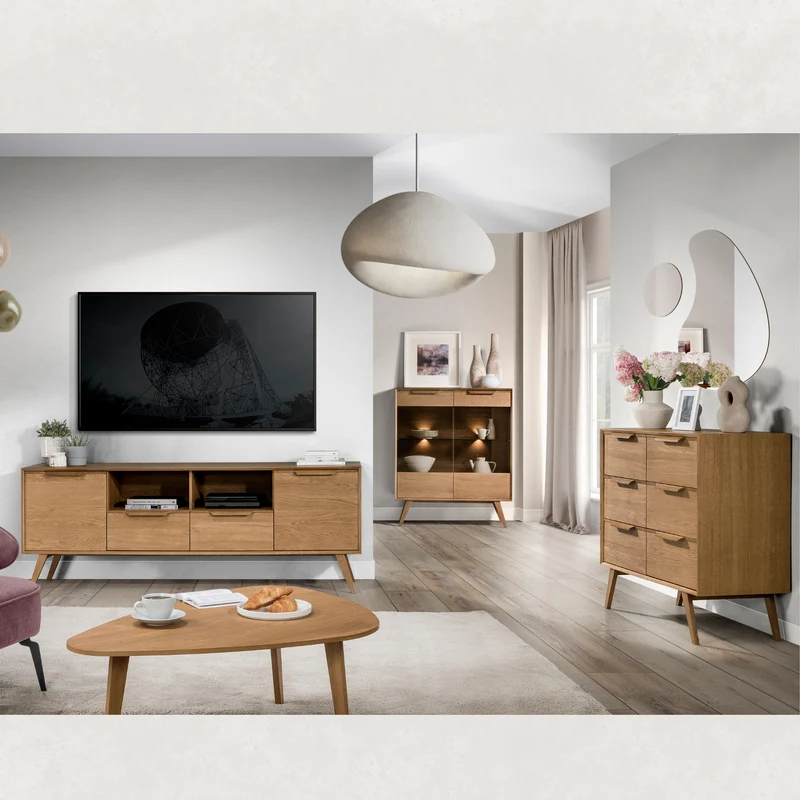 Commode en chêne rustique LEO 13 | LoftStory