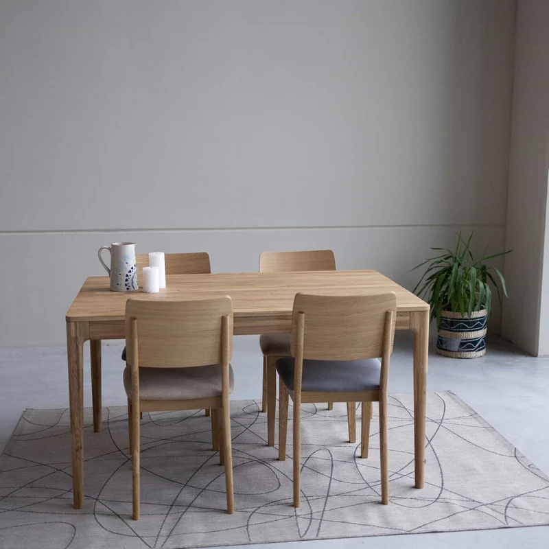 Table à manger extensible en chêne massif BERGAMO | NordicStory