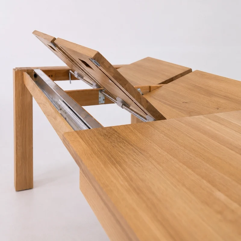Table de salle à manger à rallonges en chêne massif LUX 2020 | VESKOR
