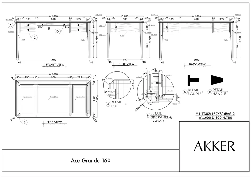 Ace Grande 160 Amber