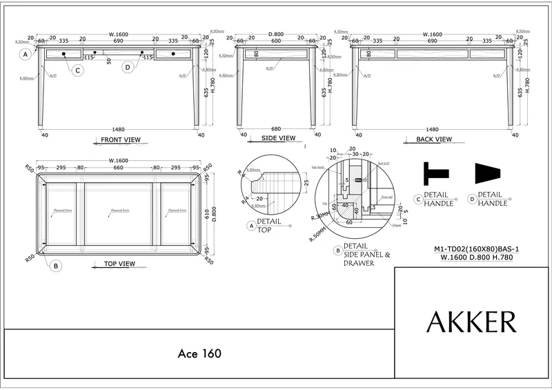 Ace 160 Walnoot