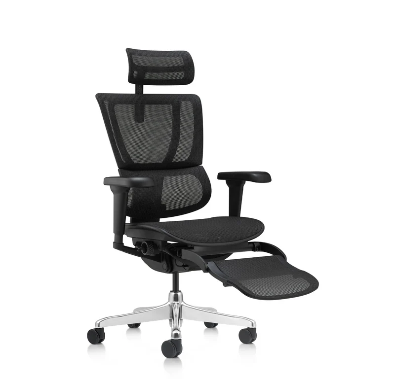 Fauteuil Ergonomique Mirus + Repose-jambes