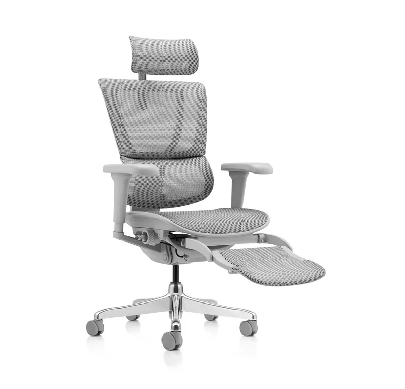 Fauteuil Ergonomique Mirus + Repose-jambes