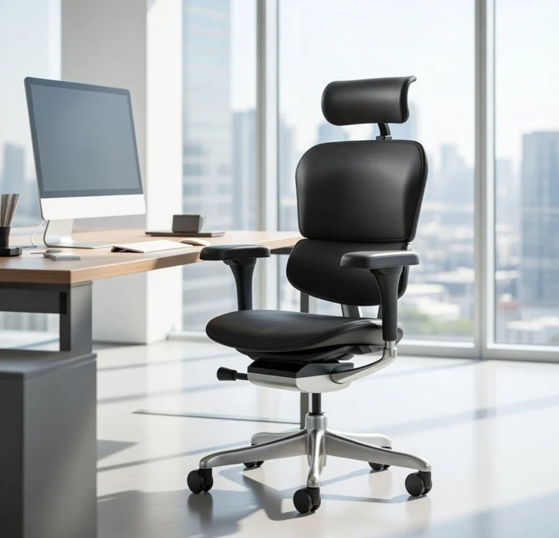 Fauteuil de direction ergonomique - ERGOHUMAN LUXURY