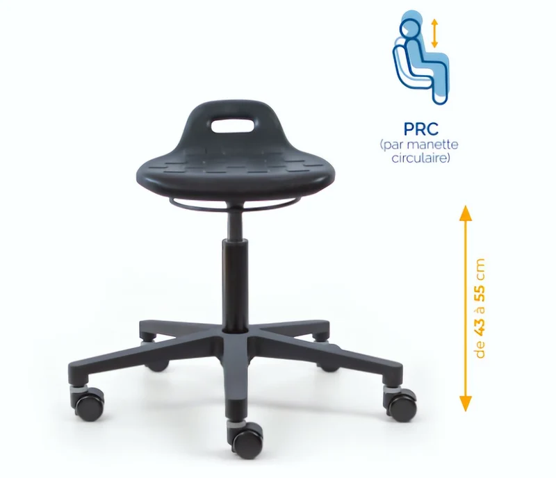 Assis debout polyurethane - TOM