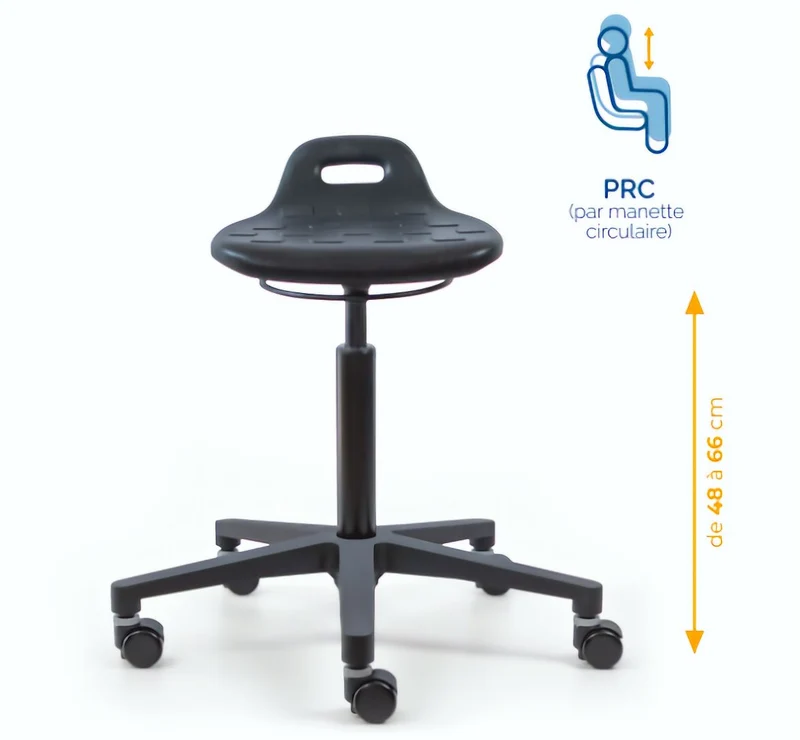 Assis debout polyurethane - TOM