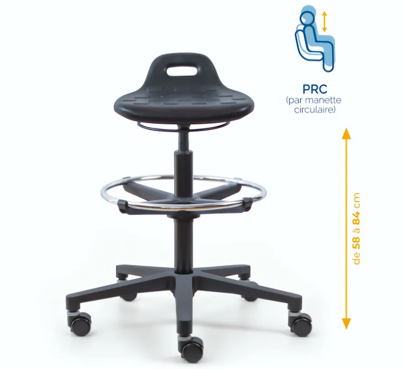 Assis debout polyurethane - TOM