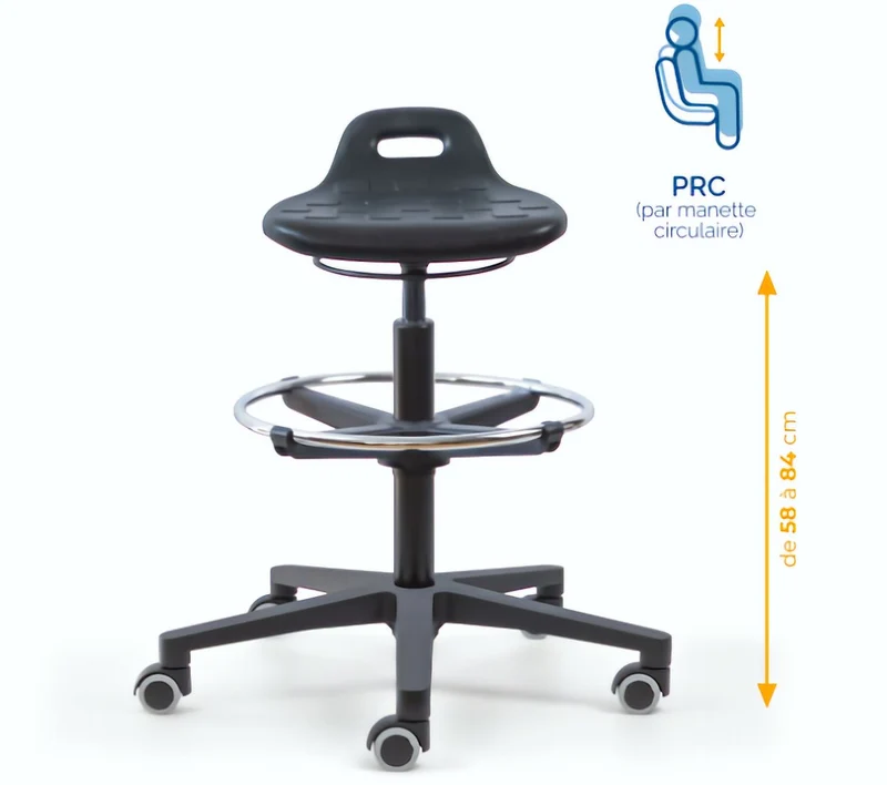 Assis debout polyurethane - TOM