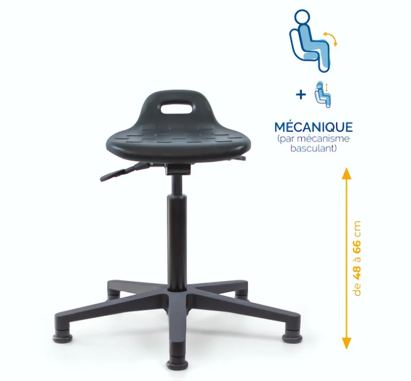 Assis debout polyurethane - TOM