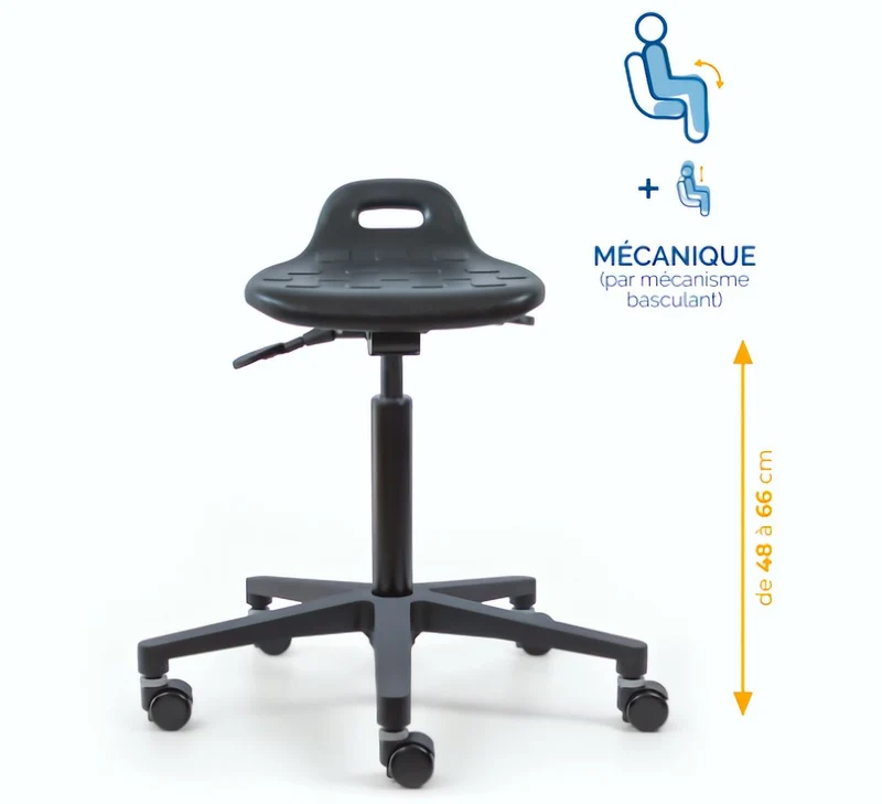 Assis debout polyurethane - TOM