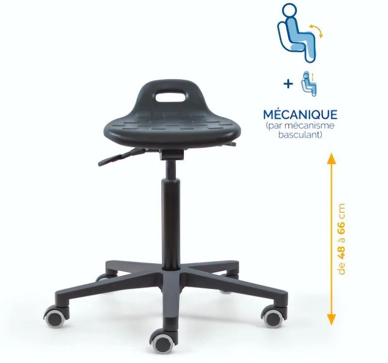 Assis debout polyurethane - TOM