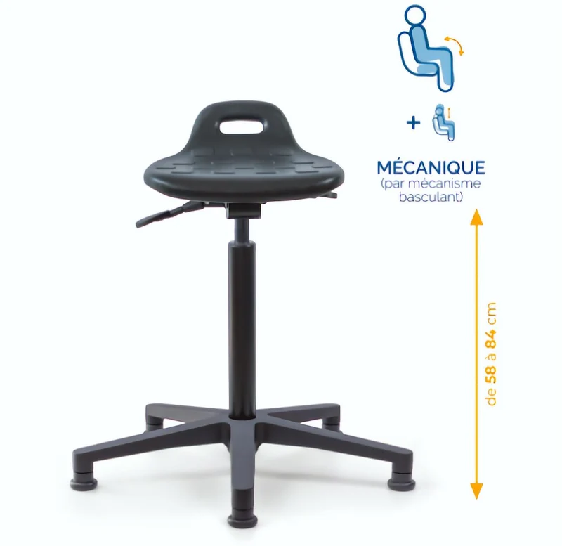 Assis debout polyurethane - TOM