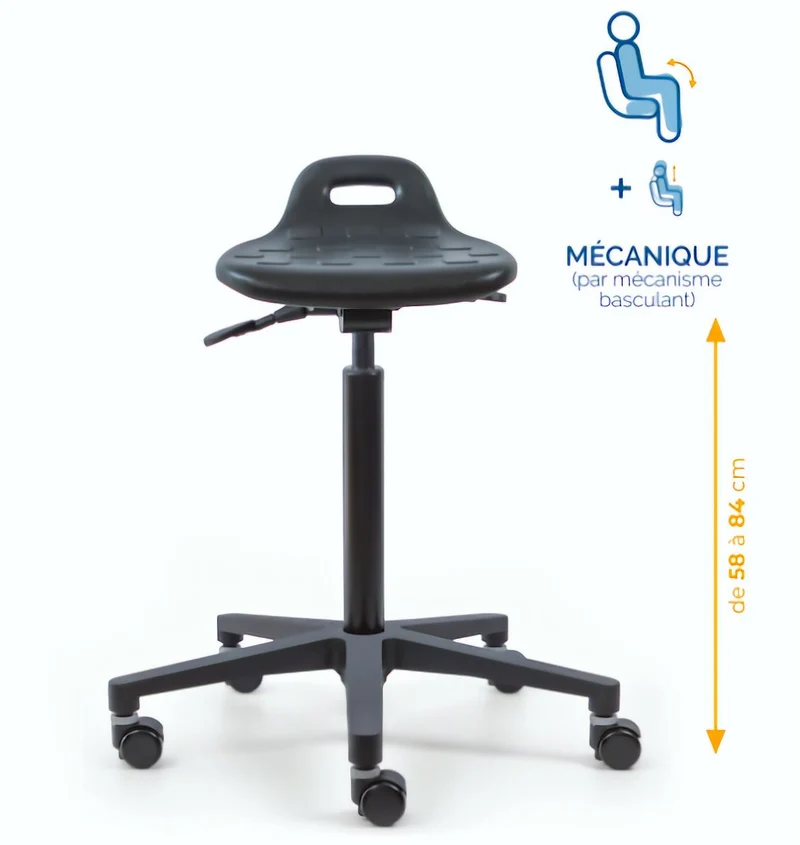 Assis debout polyurethane - TOM