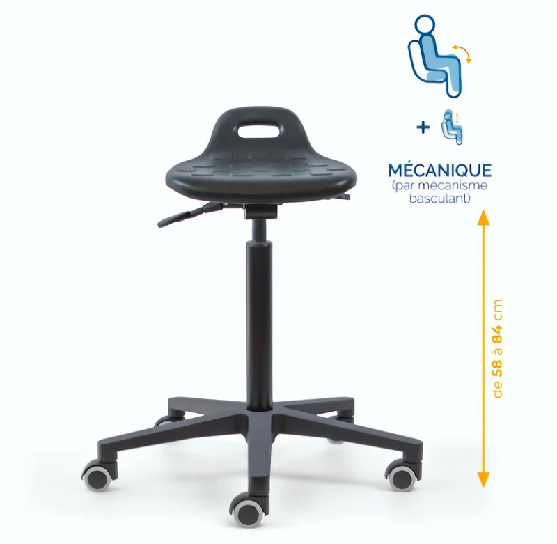 Assis debout polyurethane - TOM