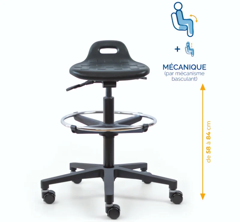 Assis debout polyurethane - TOM
