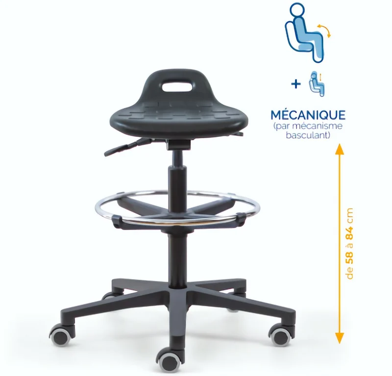Assis debout polyurethane - TOM