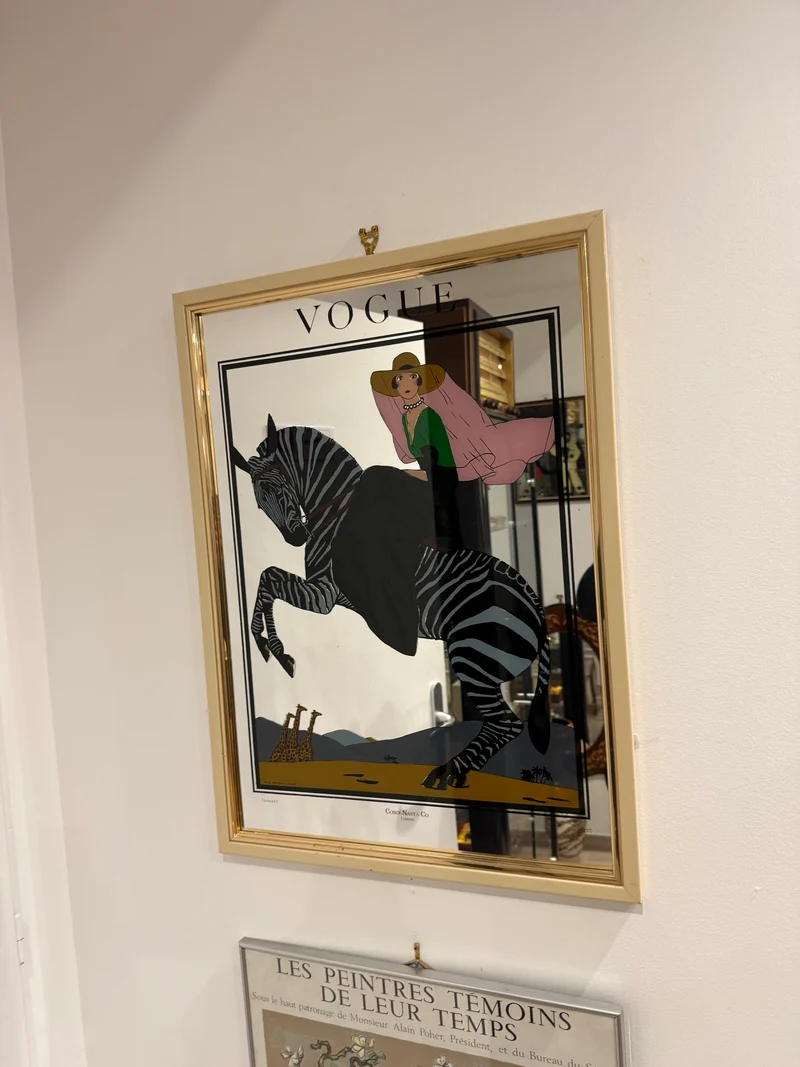 Miroir décoratif Vogue Art Déco – Illustration A.E. Marty, 1925 – Condé Nast London