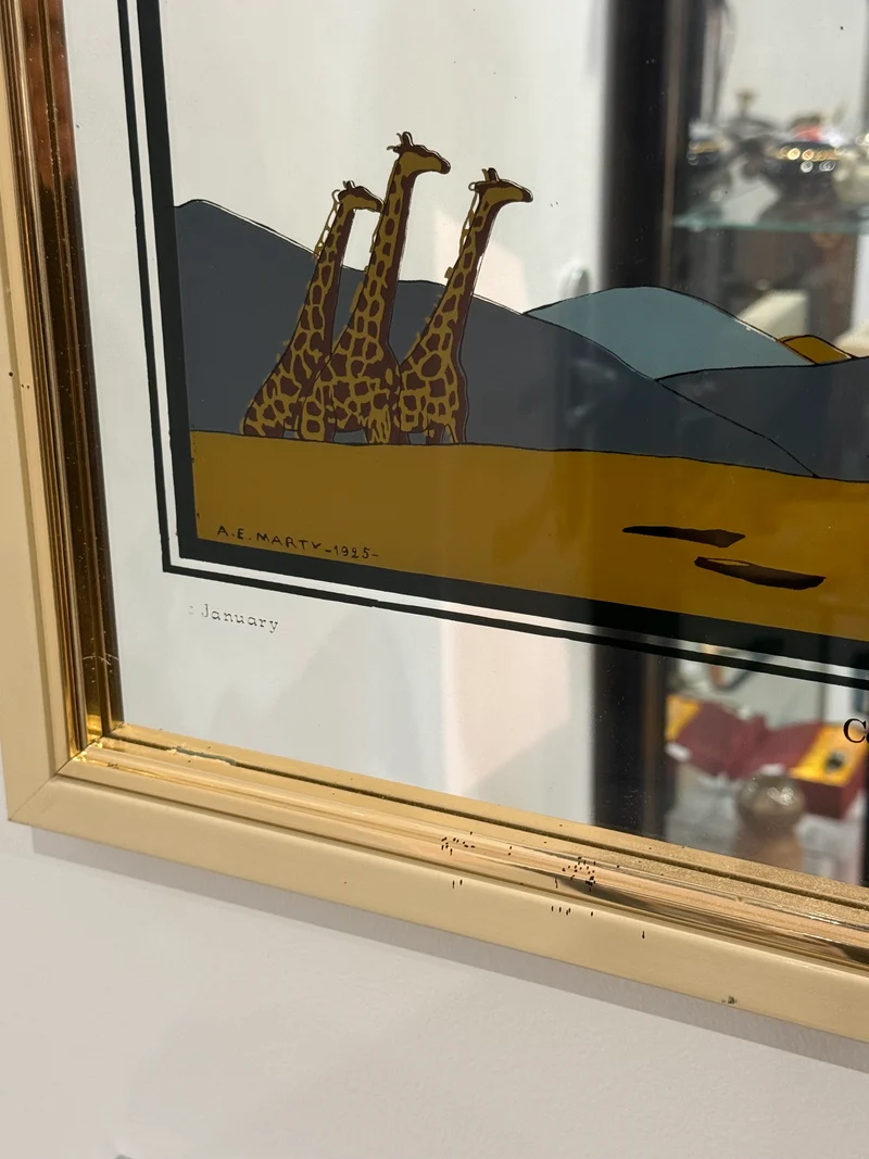 Miroir décoratif Vogue Art Déco – Illustration A.E. Marty, 1925 – Condé Nast London
