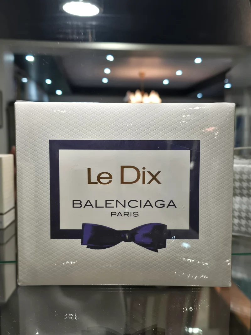Coffret parfum Le Dix – Balenciaga Paris – Eau de Toilette 50 ml + Savon parfumé – Rare