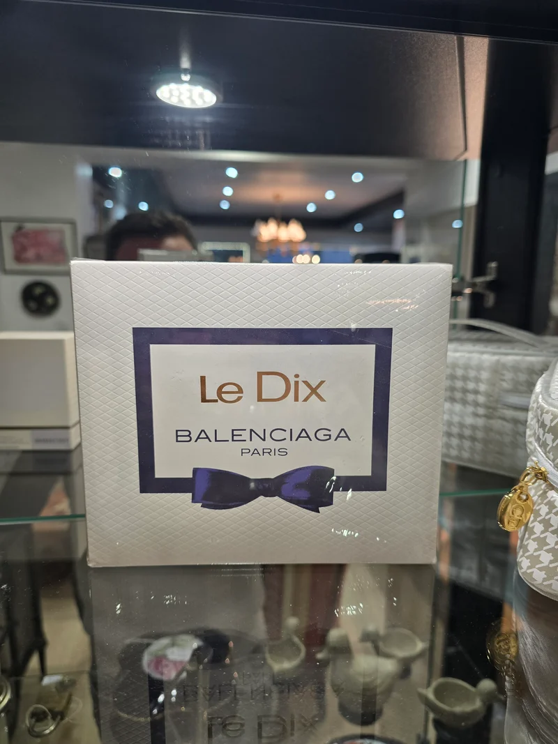 Coffret parfum Le Dix – Balenciaga Paris – Eau de Toilette 50 ml + Savon parfumé – Rare