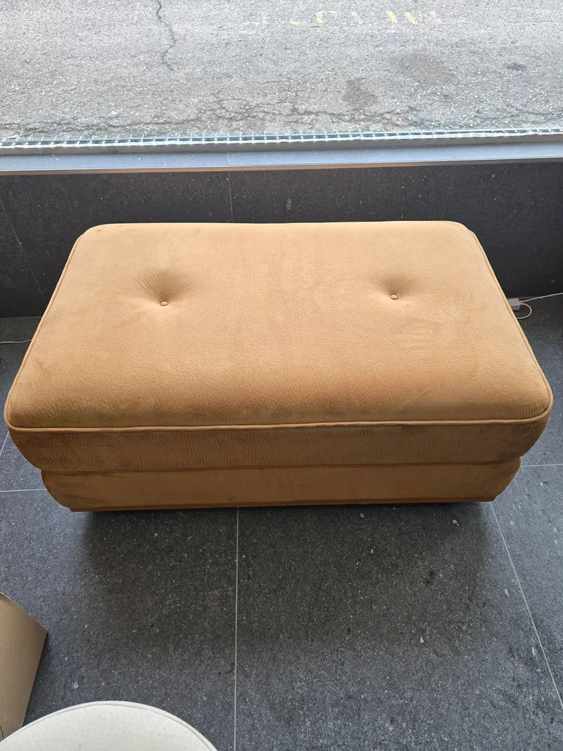 Banquette/ottomane -"jaque leuleu collection" velour caramel