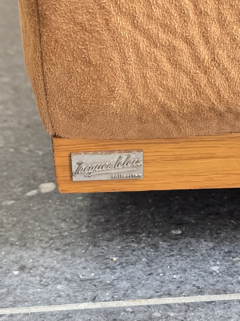Banquette/ottomane -"jaque leuleu collection" velour caramel