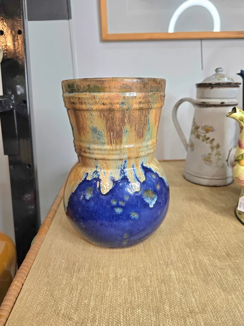 Vase en grès émaillé vintage