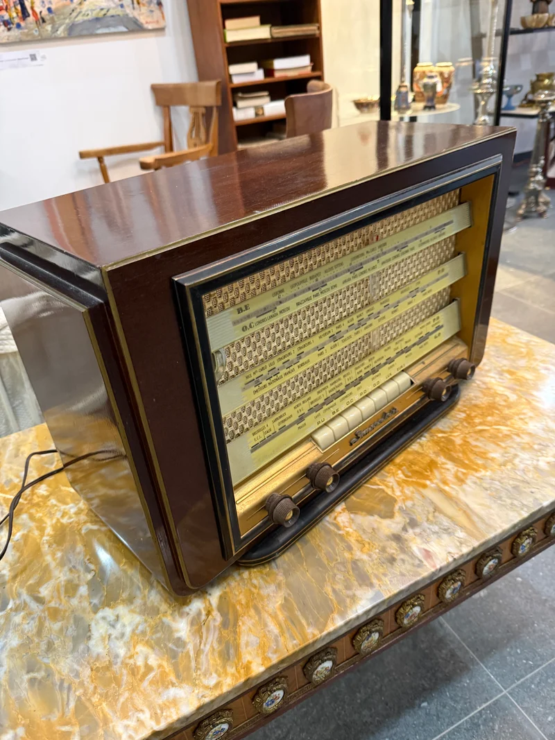 Radio TSF vintage SONNECLAIR à lampes – Multibandes – France – Années 1950