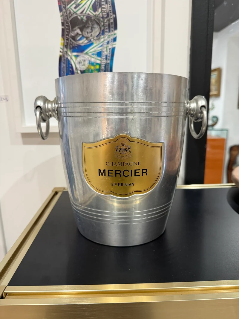 Seau à champagne publicitaire Mercier – Maison Mercier, Épernay