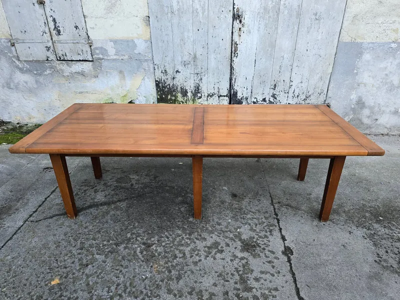 Grande table de salle a manger en bois massif- 2m50