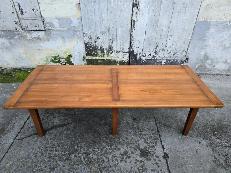 Grande table de salle a manger en bois massif- 2m50