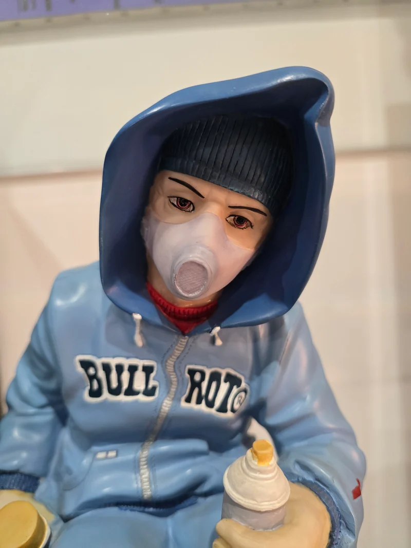 Sculpture Bullrot – Graffiti Artist – Édition limitée – Street art contemporain