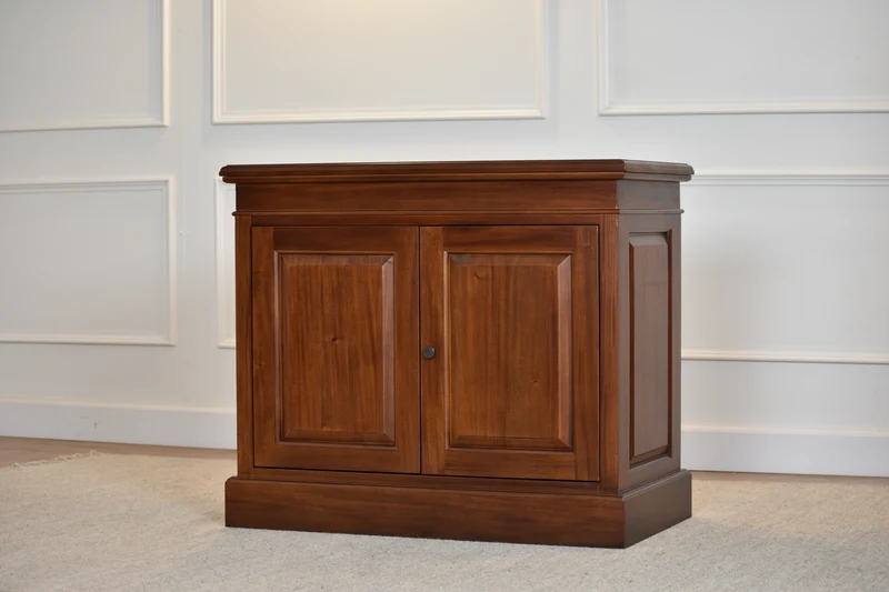 Sidetable gesloten Amber Messing grepen