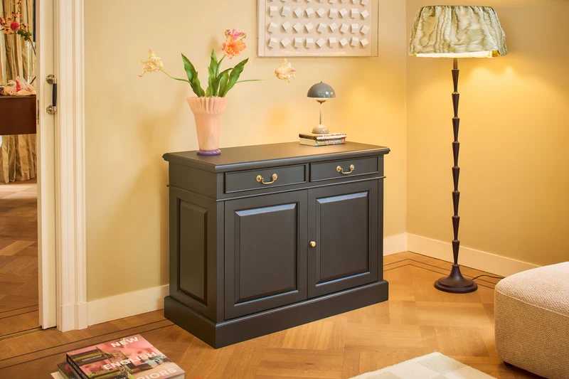 Dressoir smal Zwart