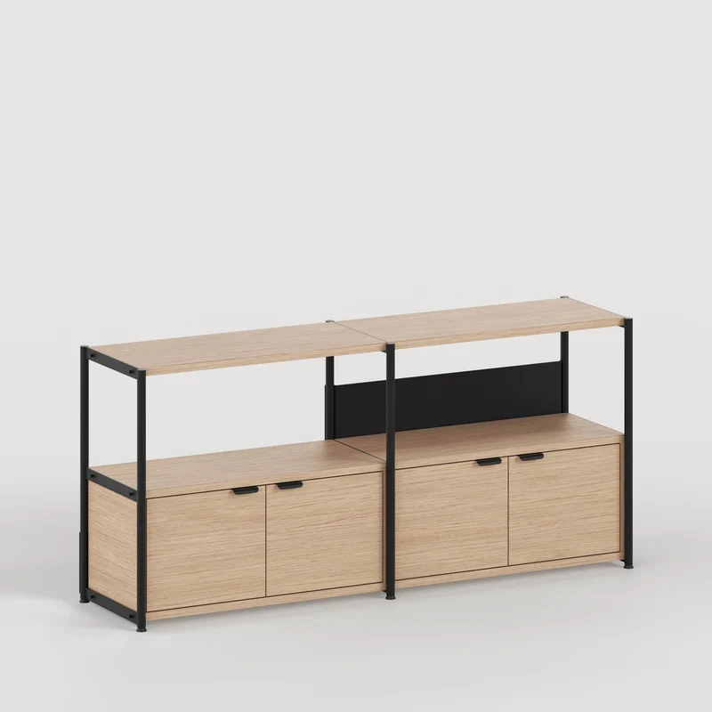 Etagère UNIT - H75 à 85 x L164cm - bois éco-certifié
