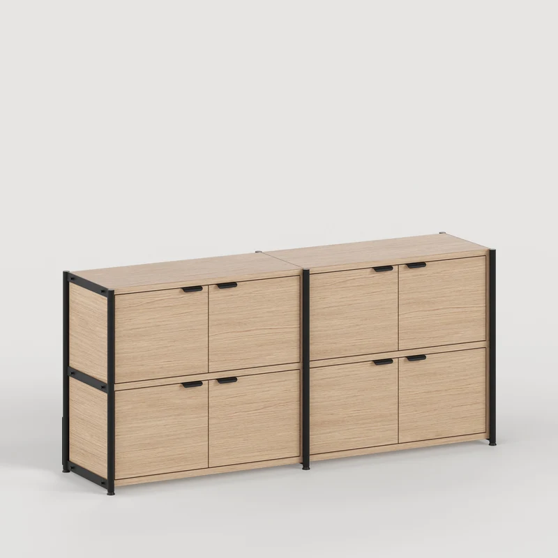 Etagère UNIT - H75 à 85 x L164cm - bois éco-certifié