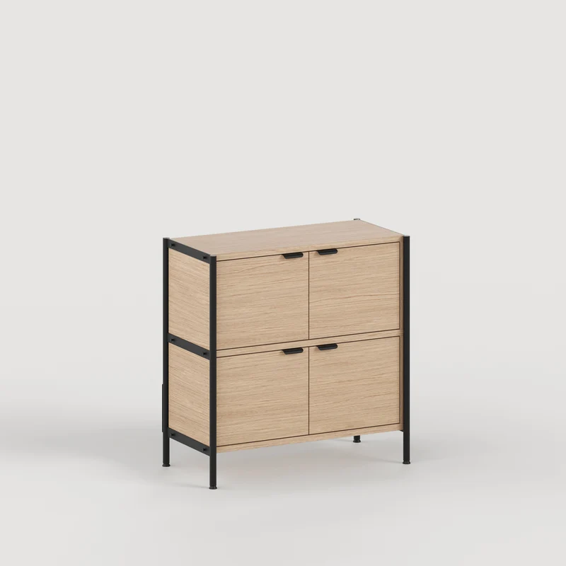 Etagère UNIT - H75 à 85 x L84cm - bois éco-certifié
