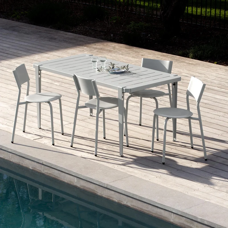 Table de jardin - acier thermolaqué