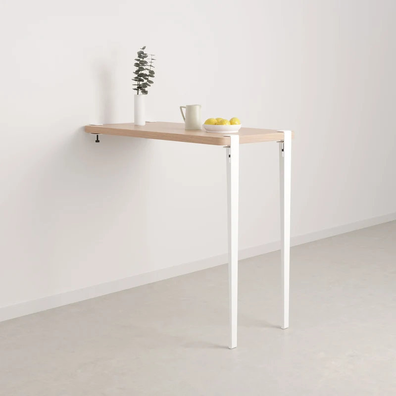 Table haute murale TIPTOE - bois éco-certifié