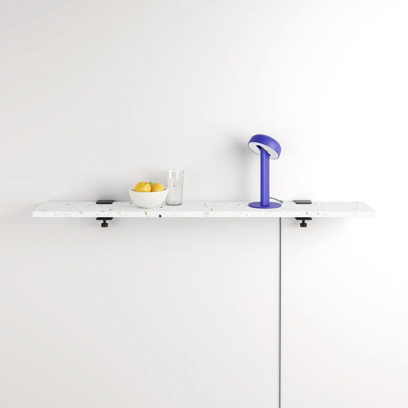 Etagère murale BRACKET - plastique recyclé Venezia - 60 à 150cm