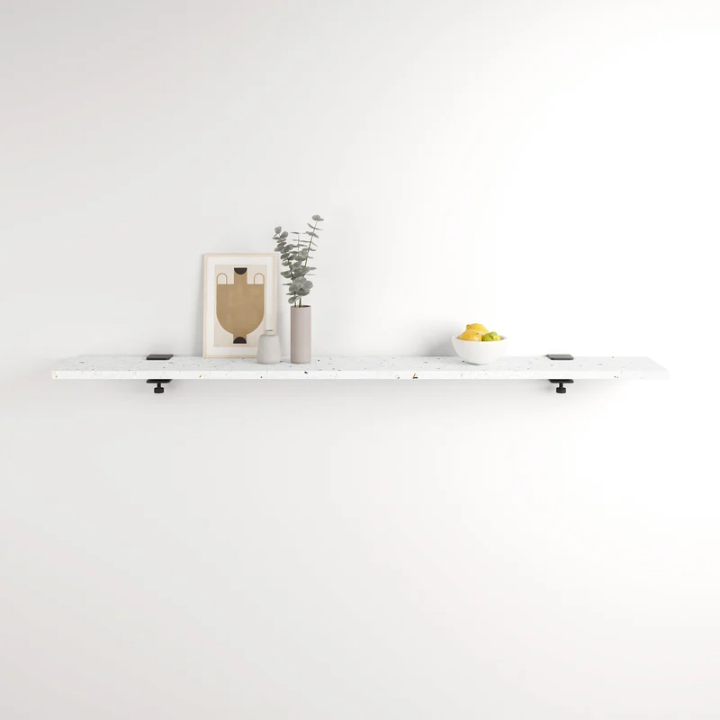 Etagère murale BRACKET - plastique recyclé Venezia - 60 à 150cm
