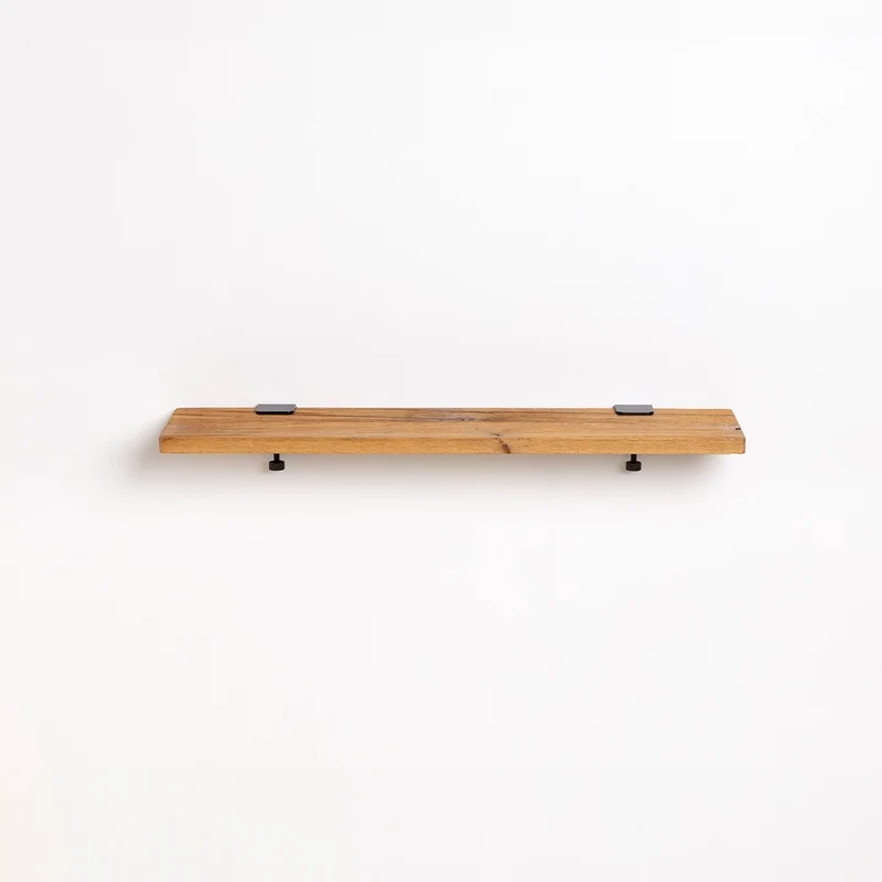 Etagère murale BRACKET - bois ancien recyclé - 60 à 150cm