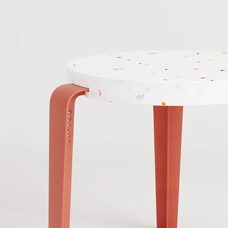 Tabouret enfant - plastique recyclé Tutti Frutti