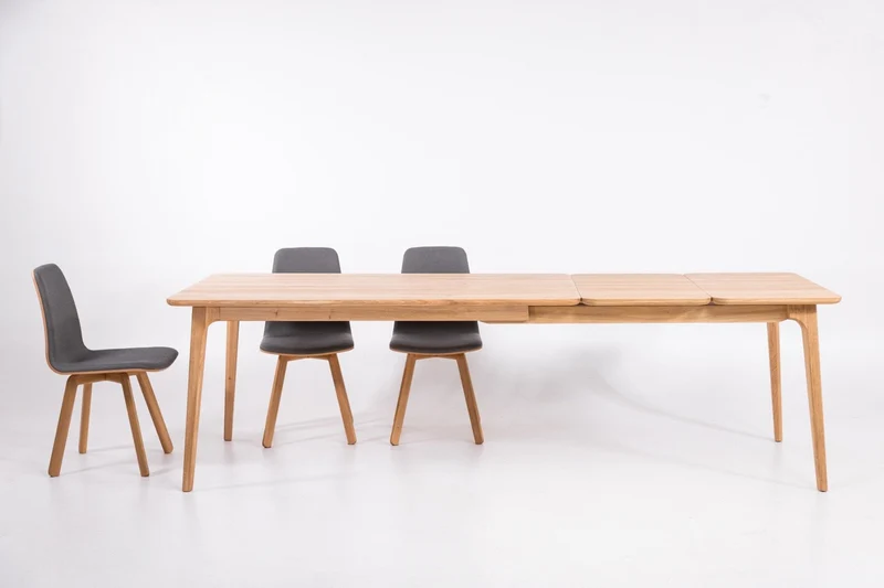 Table à manger extensible en chêne massif TOKIO | VESKOR
