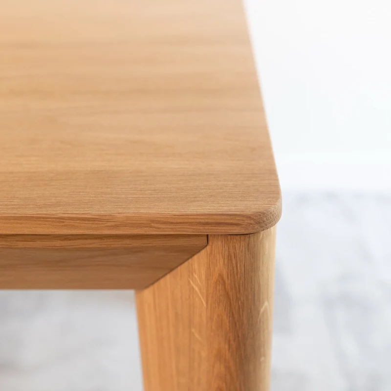 Table de salle à manger fixe en chêne massif DITA | VESKOR